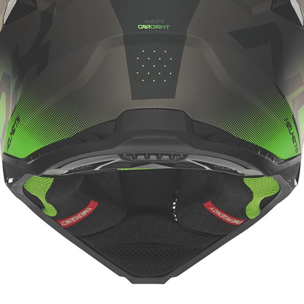 NOX N634 Negro mate degradado Verde