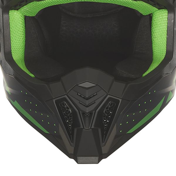 NOX N634 Negro mate degradado Verde