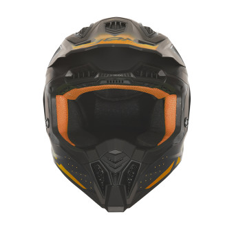 NOX N634 Gradiant Mate Negro Naranja