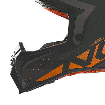 NOX N634 Gradiant Mate Negro Naranja