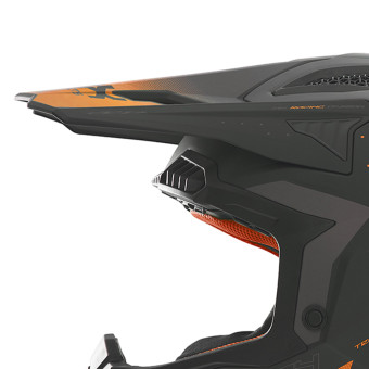 NOX N634 Gradiant Mate Negro Naranja