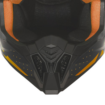NOX N634 Gradiant Mate Negro Naranja