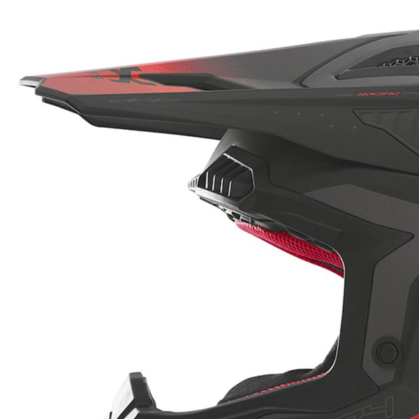 NOX N634 Negro mate degradado Rojo