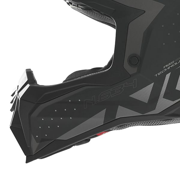 NOX N634 Negro mate degradado Plata