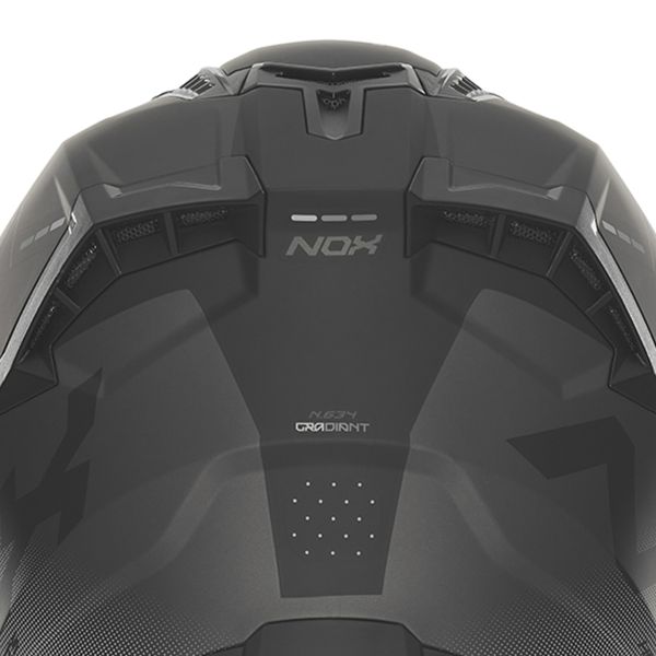 NOX N634 Negro mate degradado Plata