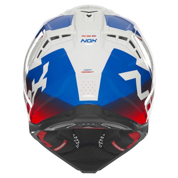 NOX N634 Gradiant Blanco Azul Rojo