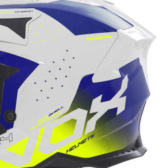 NOX N634 Gradiant Blanco Azul Amarillo