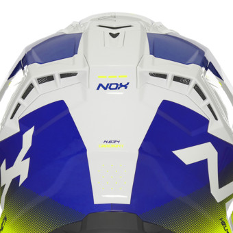 NOX N634 Gradiant Blanco Azul Amarillo