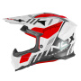 Casque Cross NOX N634 Storm White Red