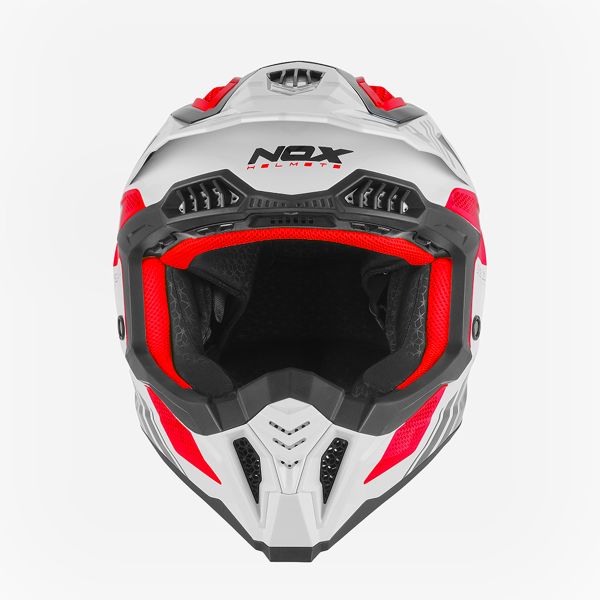 NOX N634 Storm White Red