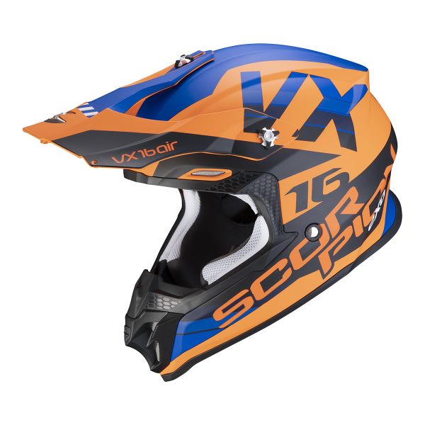 Cross Scorpion VX-16 Air X-Turn Matt Orange Blue Cross Scorpion VX-16 Air X-Turn Matt Orange Blue