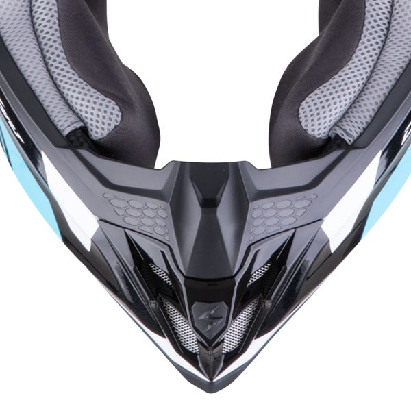 Scorpion VX-16 Evo Air Analog Negro Metal Azul Rosa