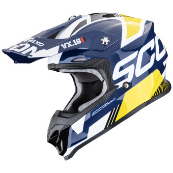 Cross Scorpion VX-16 Evo Air Analog White Blue Yellow