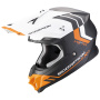 Casque Cross Scorpion VX-16 Evo Air Fusion Matt Black Orange