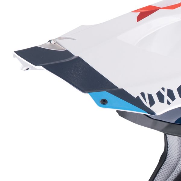 Scorpion VX-16 Evo Air Rod Blanco Rojo Azul