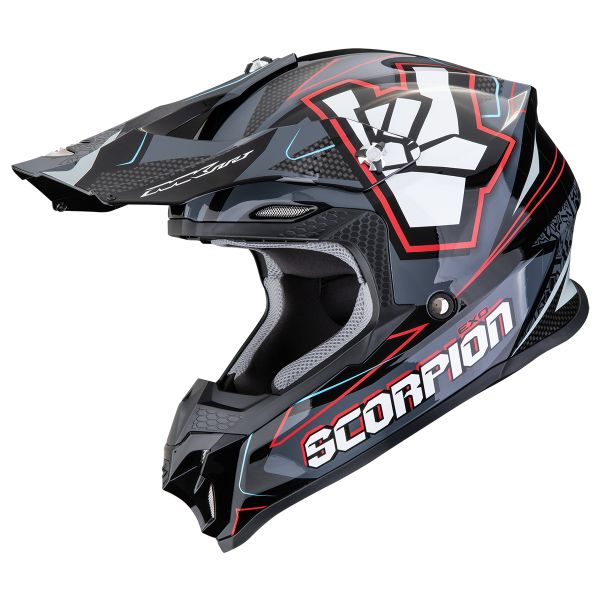 Cross Scorpion VX-16 Evo Air Rok Black Grey Red Cross Scorpion VX-16 Evo Air Rok Black Grey Red
