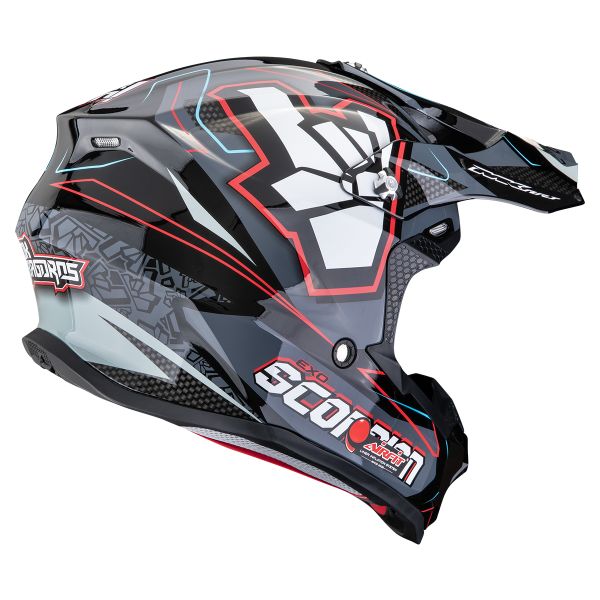 Scorpion VX-16 Evo Air Rok Black Grey Red