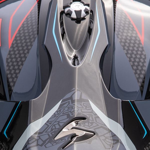 Scorpion VX-16 Evo Air Rok Black Grey Red