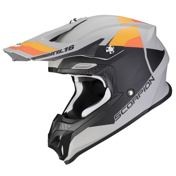 Cross Scorpion VX-16 Evo Air Spectrum Matt Grey Orange