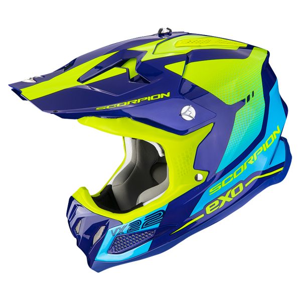 Cross Scorpion VX-22 Air Attis Blue Neon Yellow Cross Scorpion VX-22 Air Attis Blue Neon Yellow