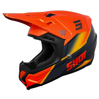 Casque Cross SHOT Core Honor Orange Matt Casque Cross SHOT Core Honor Orange Matt