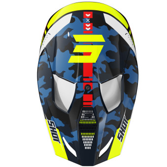 SHOT Furious Flash Azul Nen Amarillo Brillante 2.0