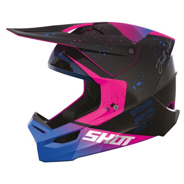 Casco moto lila online