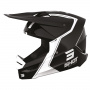 Casque Cross SHOT Furious Reflex Black Glossy