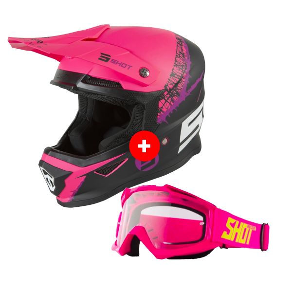 Casco shot rosa online