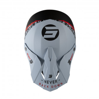 SHOT Furious Storm Black Grey Red Matt + Assault Black