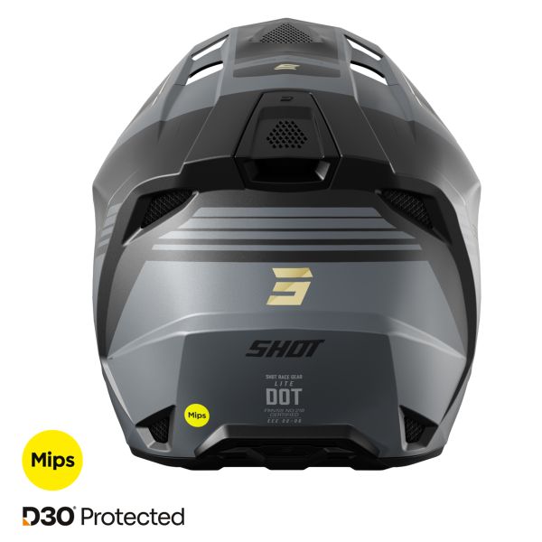 SHOT Lite S10 Negro Gris Mate 2.0