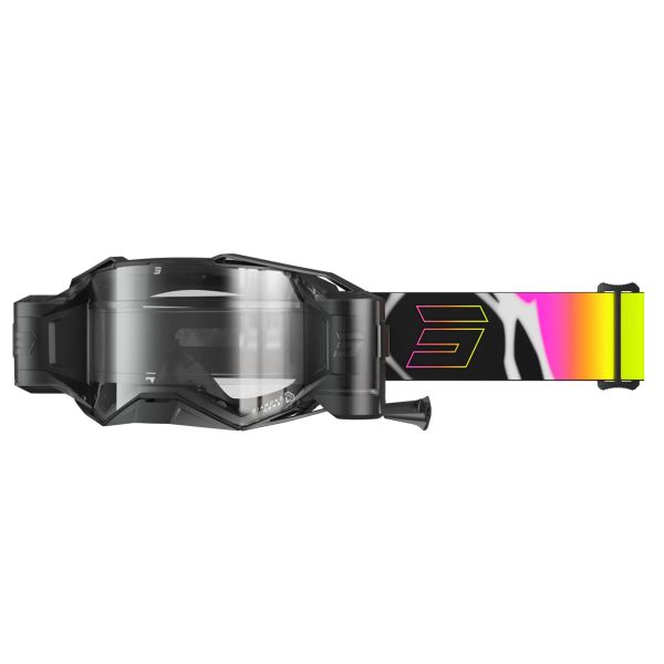 Gafas motocross SHOT Gafas Lite Roll-off Devil Negro Mate