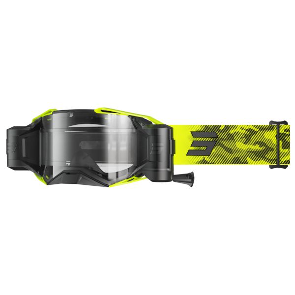 Gafas motocross SHOT Gafas Lite Roll-off Patrol Amarillo Nen Mate