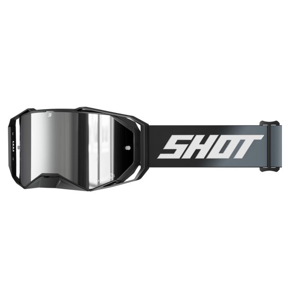 Gafas motocross SHOT Gafas Lite Solid Negro Mate
