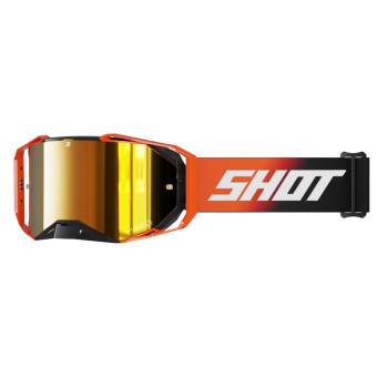 Gafas motocross SHOT Gafas Lite Solid Naranja Brillante