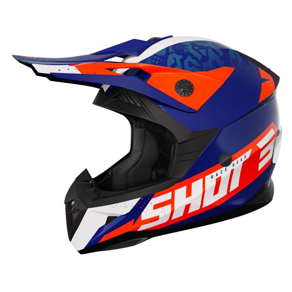 Cross SHOT Pulse Airfit Blue White Orange Glossy