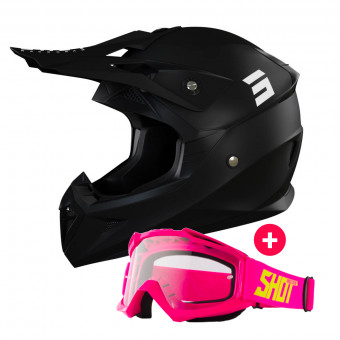 Cross SHOT Pulse Matt Black + Assault Neon Pink