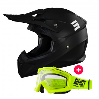 Cross SHOT Pulse Matt Black + Assault Neon Yellow