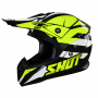 Casque Cross SHOT Pulse Revenge Black Neon Yellow White