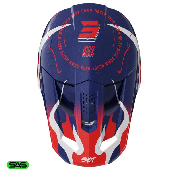 SHOT Speed Beast Azul Rojo Nacarado