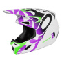 Casque Cross SHOT Speed Ghost Morado Brillante