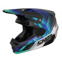 Casque Cross SHOT Speed Olymp Azul Nacarado
