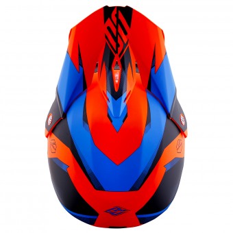 SHOT Furious Ultimate Azul Neon Naranja Mate