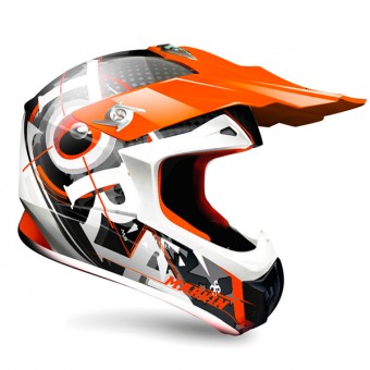 Casque Cross Torx Marvin 3 Eyes Neon Naranja Gris Casque Cross Torx Marvin 3 Eyes Neon Naranja Gris