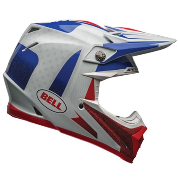 Cross Bell Moto-9 Flex Carbon Vice Blue Red
