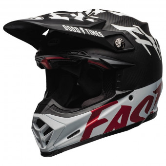 Cross Bell Moto-9 Flex Fasthouse WRWF Black White Red