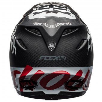 Bell Moto-9 Flex Fasthouse WRWF Black White Red