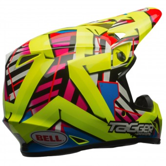 Bell MX-9 Mips Double Trouble Yellow