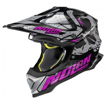 Casque Cross Nolan N53 Buccaneer Glossy Black Purple 54 Casque Cross Nolan N53 Buccaneer Glossy Black Purple 54