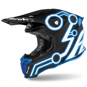 Cross Airoh Twist 2.0 Neon Blue Matt